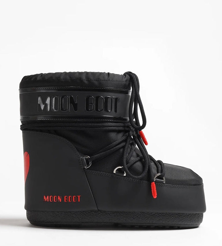 MOON BOOT x ANITA HASS Icon Low 'Heart' in Black