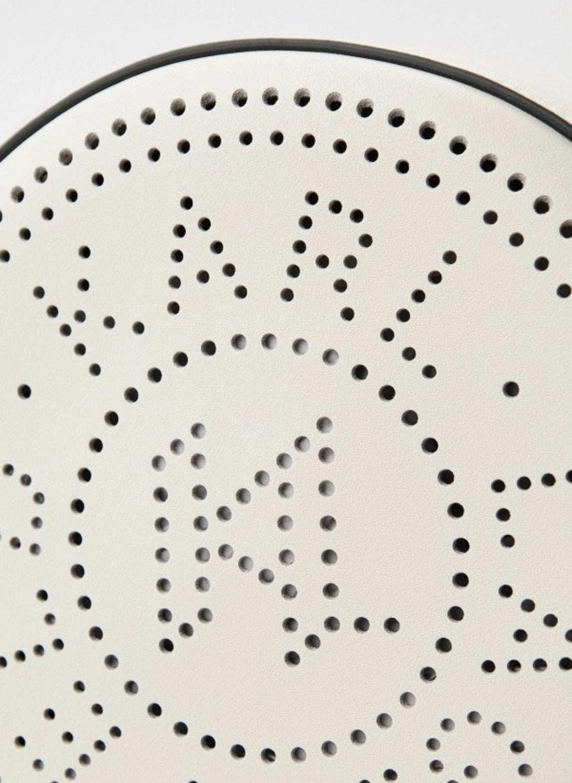 KARL LAGERFELD K/Circle Round White Crossbody Bag