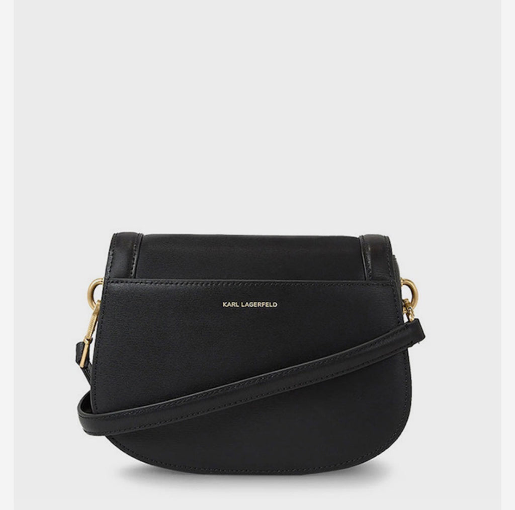 KARL LAGERFELD K/Lock Black Crossbody Bag
