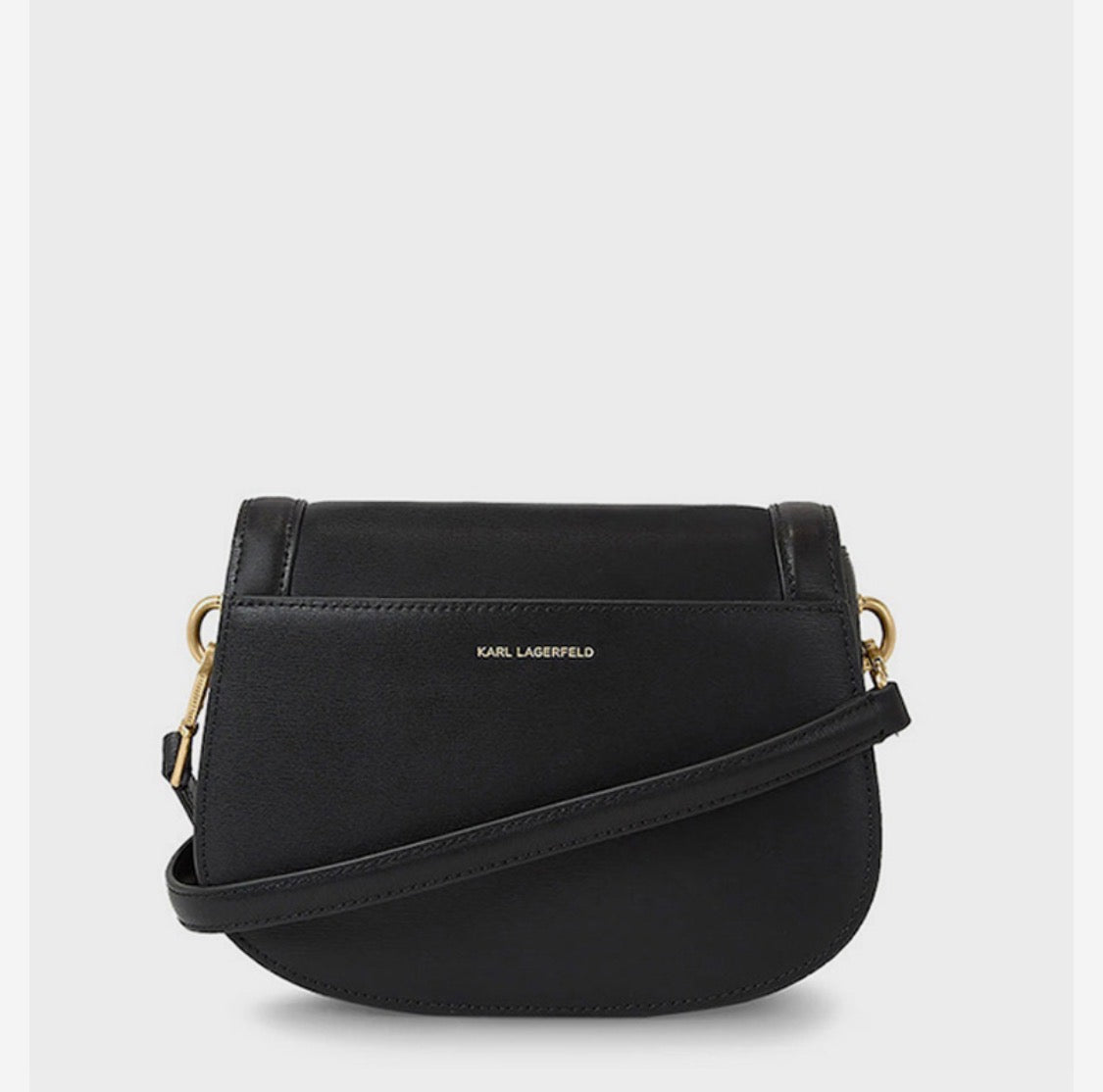 KARL LAGERFELD K/Lock Black Crossbody Bag