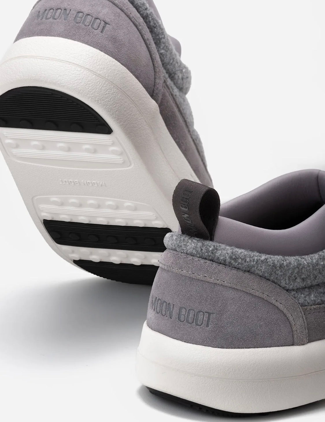 MOON BOOT Park Soft Felt Grey Sneaker