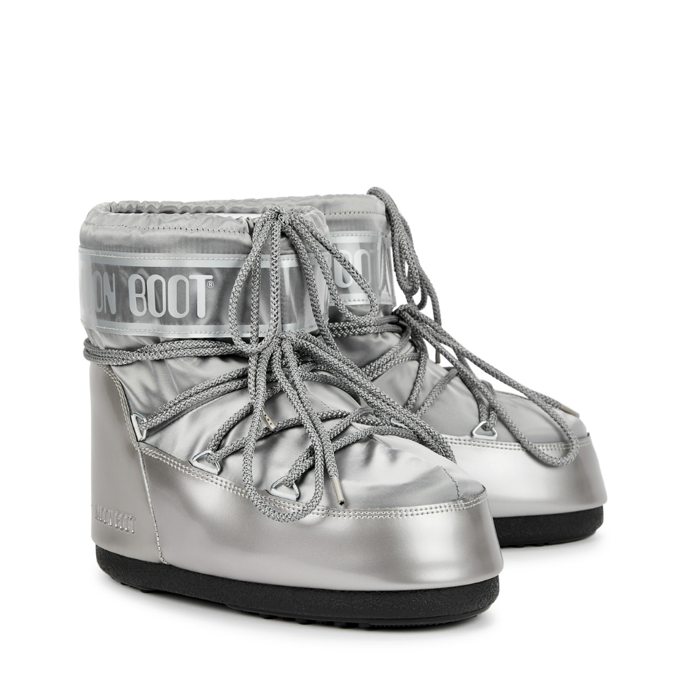 MOON BOOT Icon Low metallic snow boots