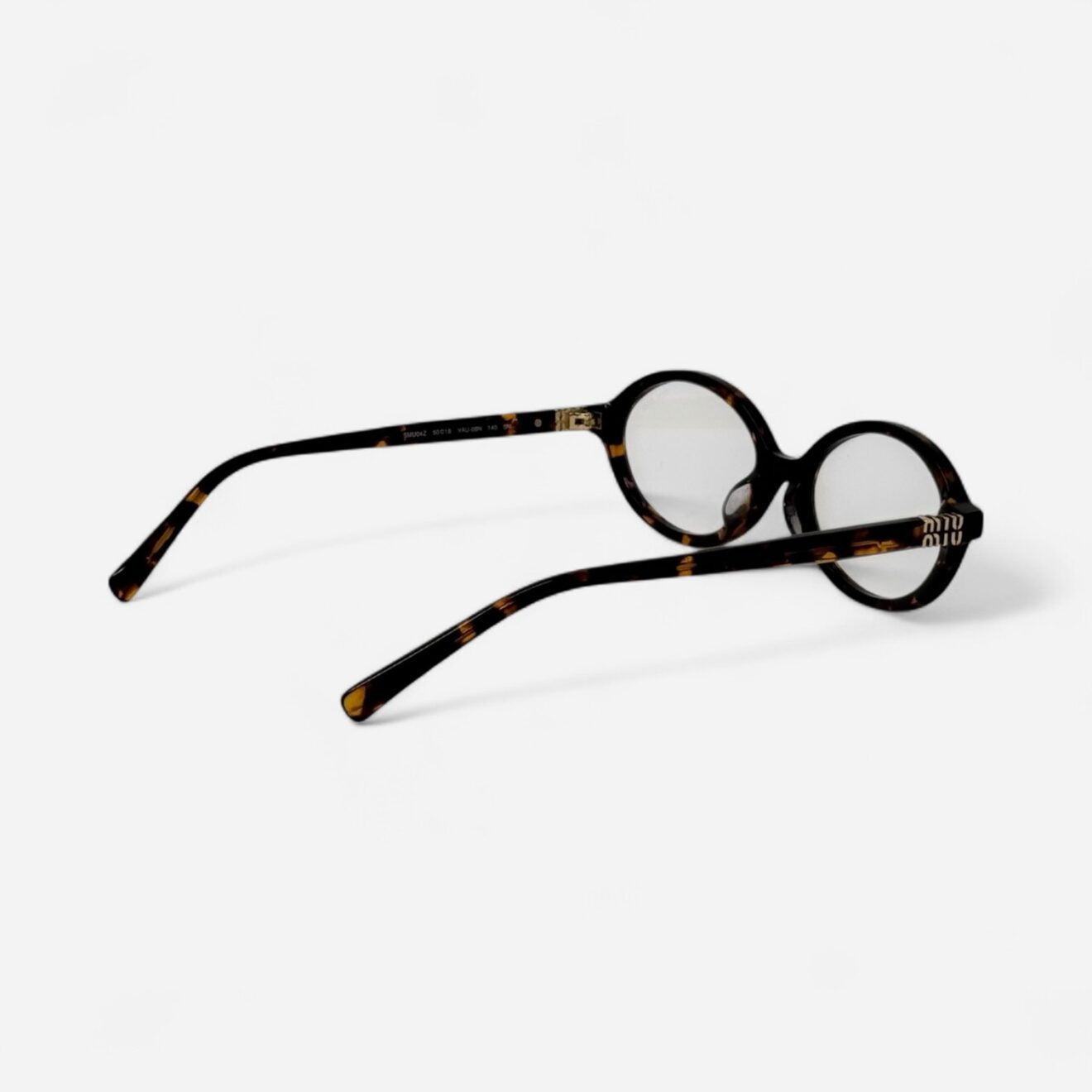 Miu Miu SMU 04ZS Oval Eyeglasses Havana Frame
