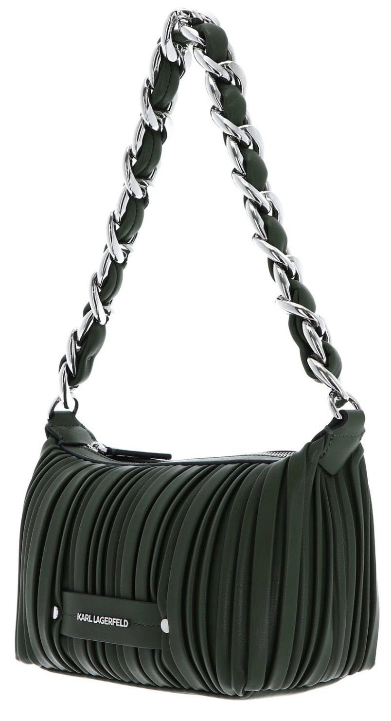 KARL LAGERFELD K/Kushion Olive Shoulder Bag