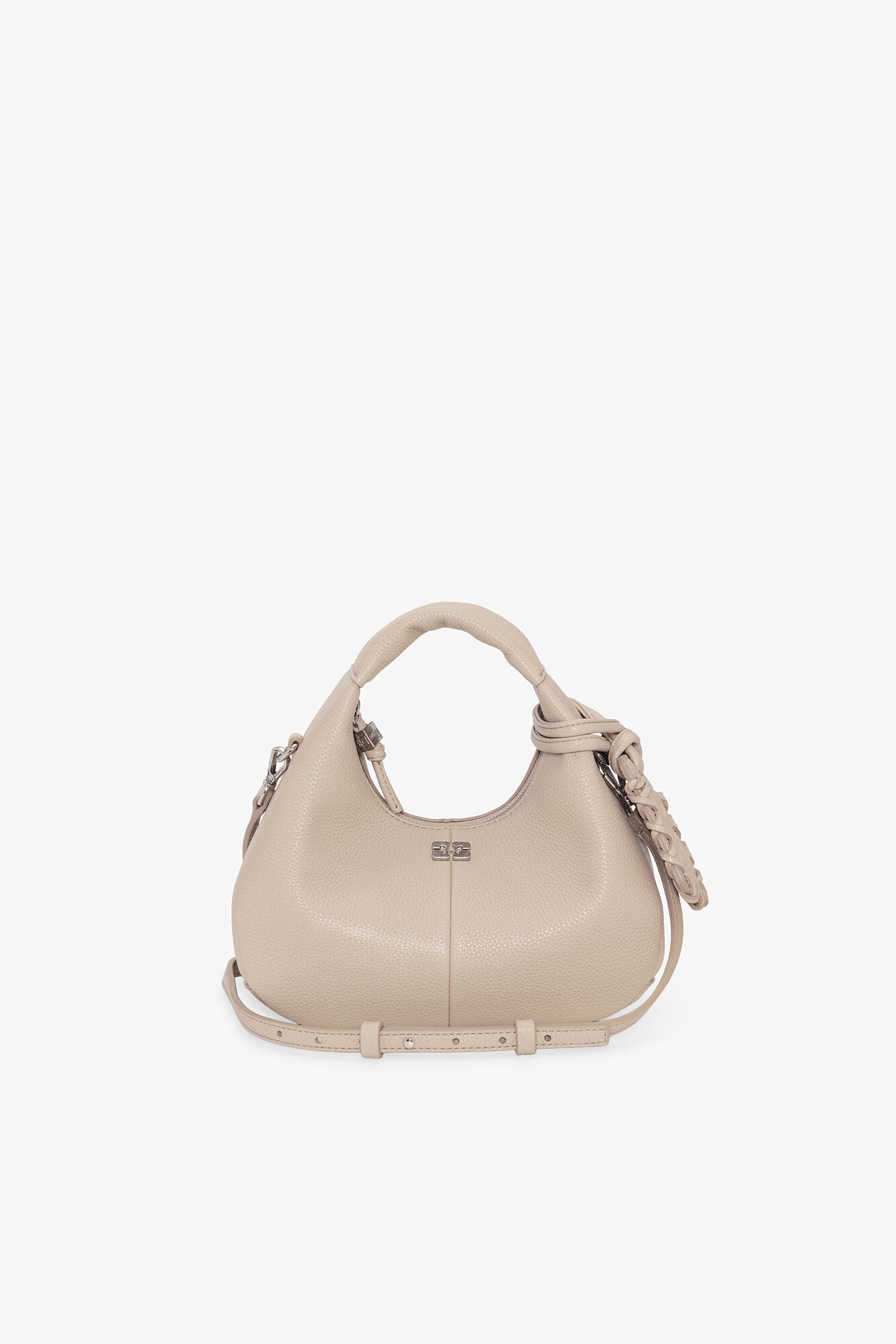 GANNI Mini Beige Hobo bag
