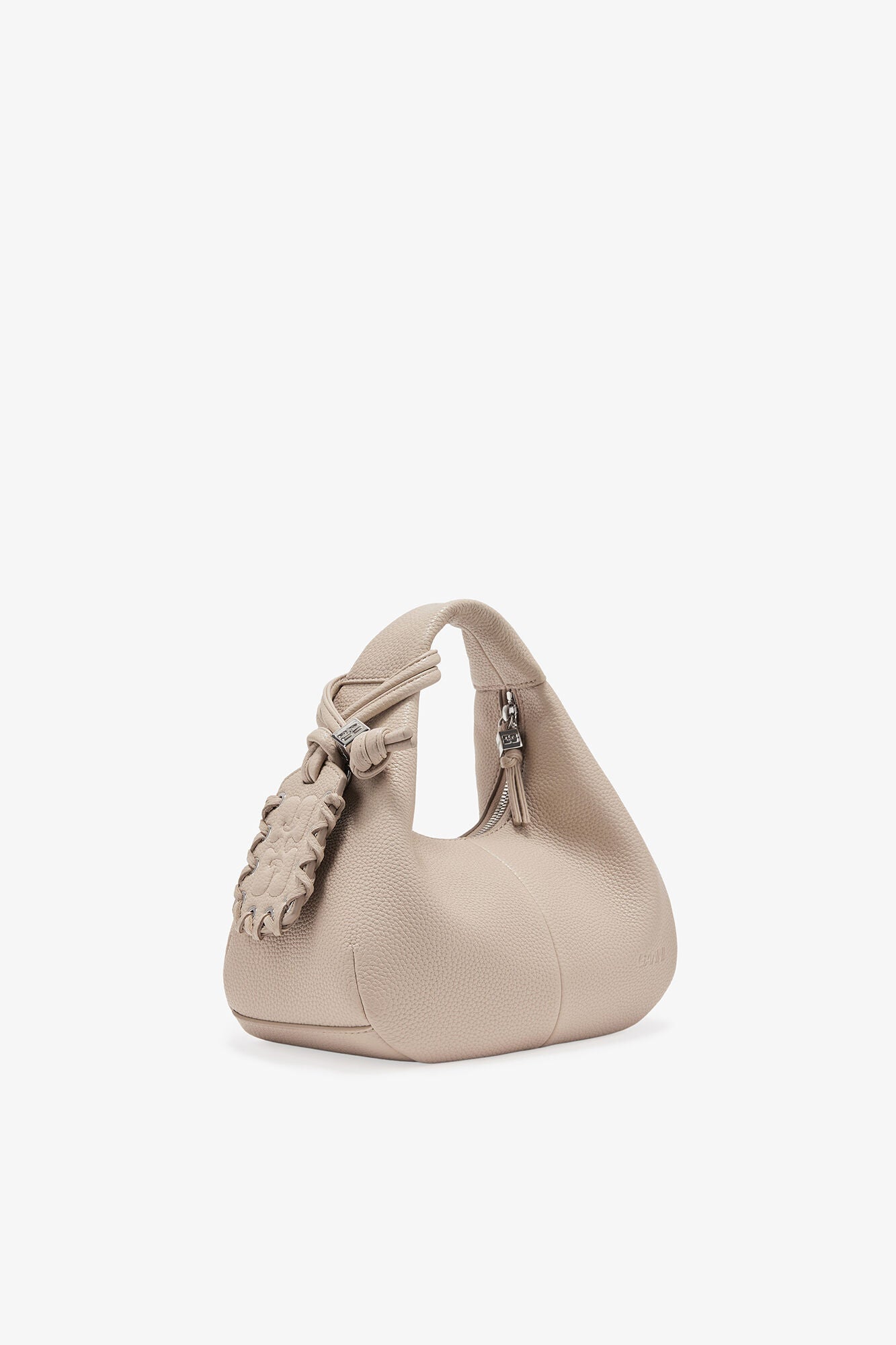 GANNI Mini Beige Hobo bag