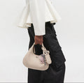 GANNI Mini Beige Hobo bag