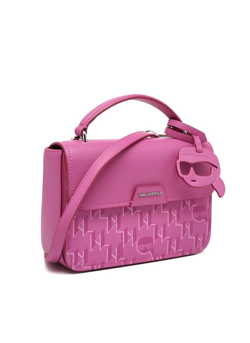 KARL LAGERFELD K/Ikonik 2.0 Mono CC Flap TH shoulder bag