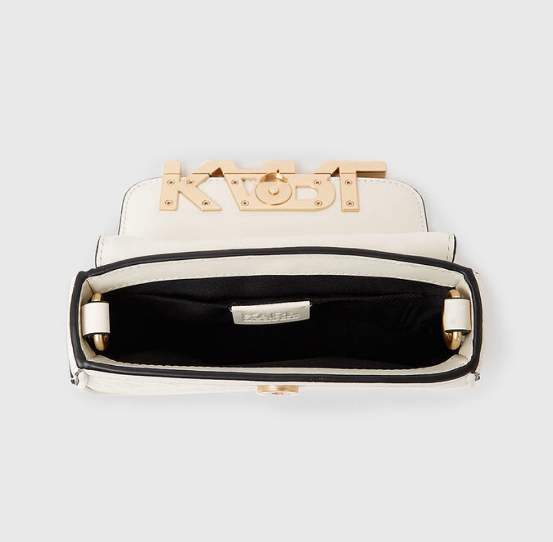 KARL LAGERFELD K/Letters Flap Crossbody White bag