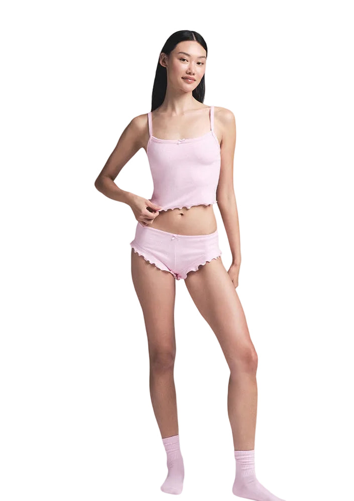 LOGO POINTELLE CROPPED CAMI SET