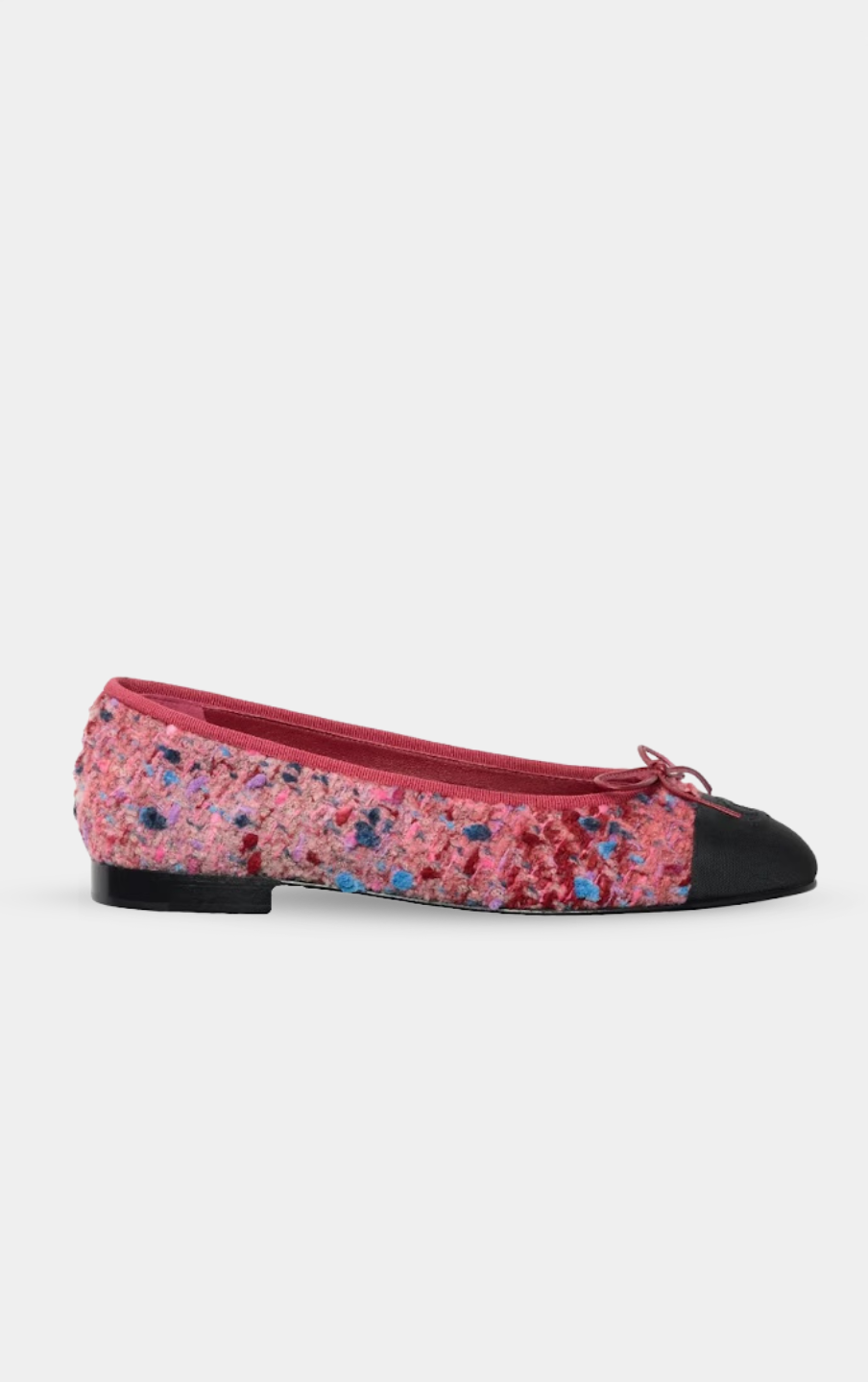 CHANEL Multicolor Ballerinas in Tweed & Grosgrain