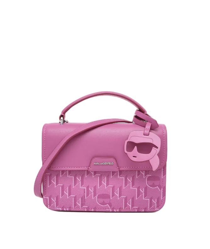 KARL LAGERFELD K/Ikonik 2.0 Mono CC Flap TH shoulder bag