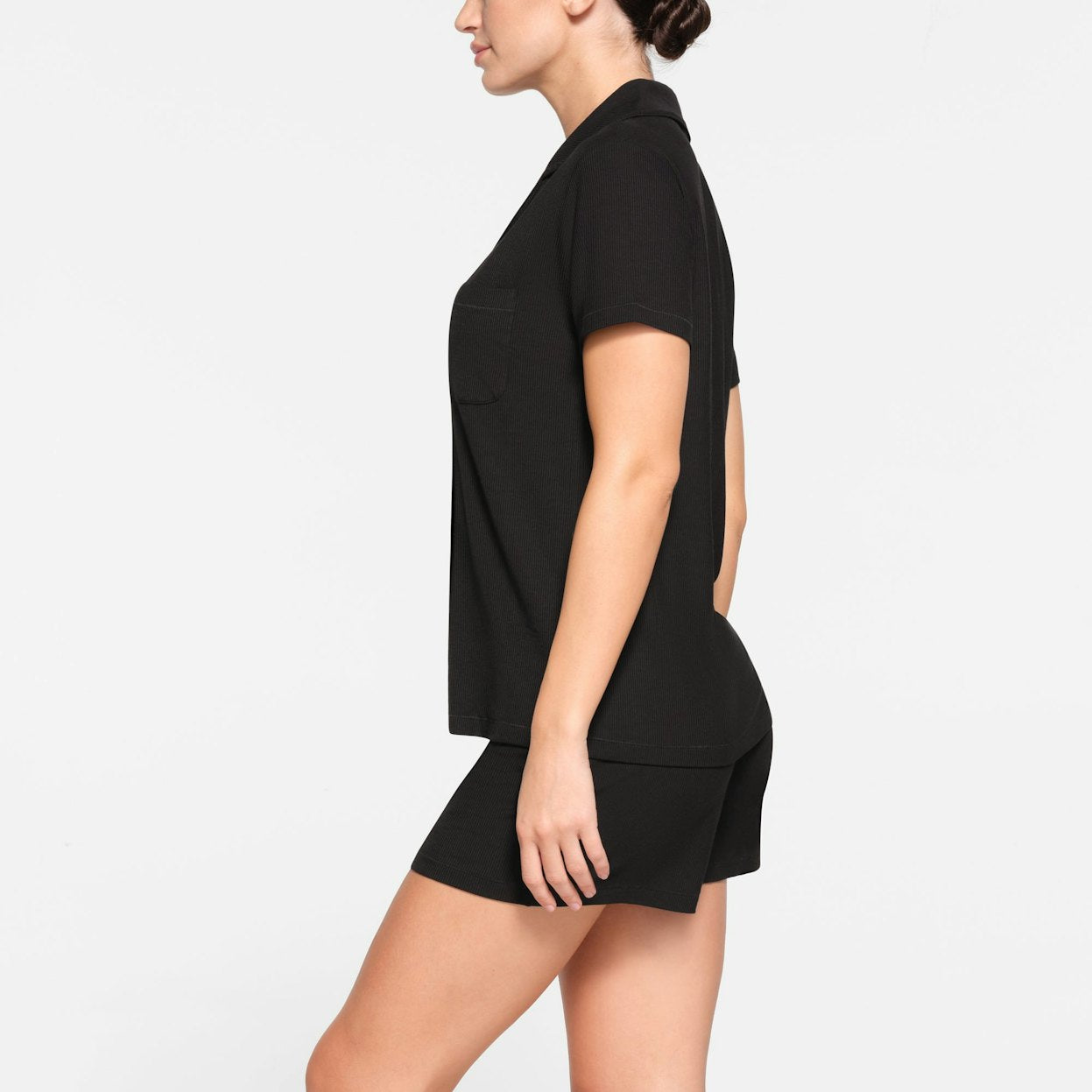 SLEEP SHORT SLEEVE BUTTON UP SET