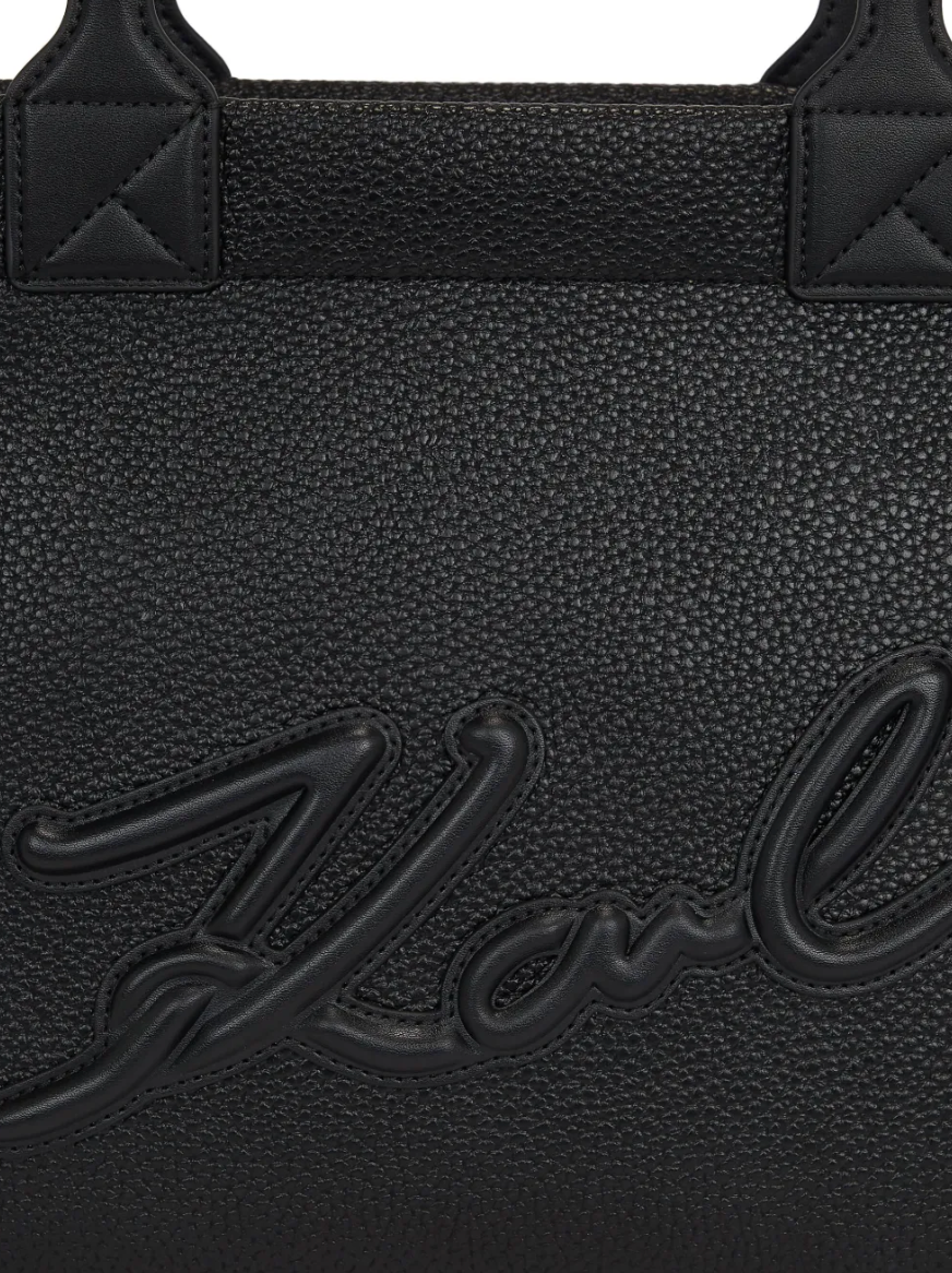 KARL LAGERFELD K/Skuare Grainy Medium Tote Bag