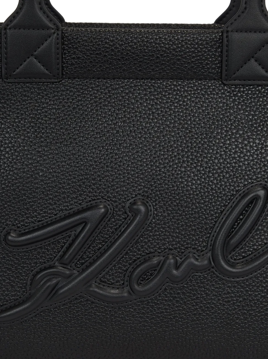 KARL LAGERFELD K/Skuare Grainy Medium Tote Bag