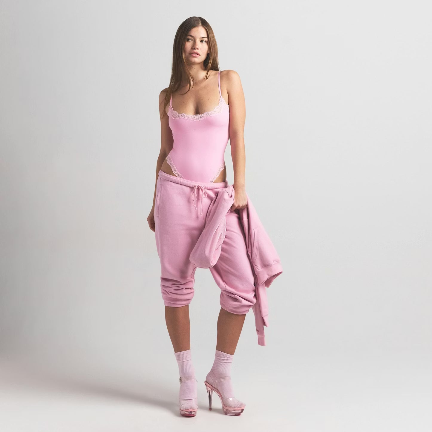 FITS EVERYBODY LACE CAMI BODYSUIT