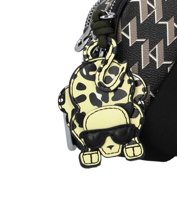 KARL LAGERFELD K/Ikonik Monogram Small Black bag