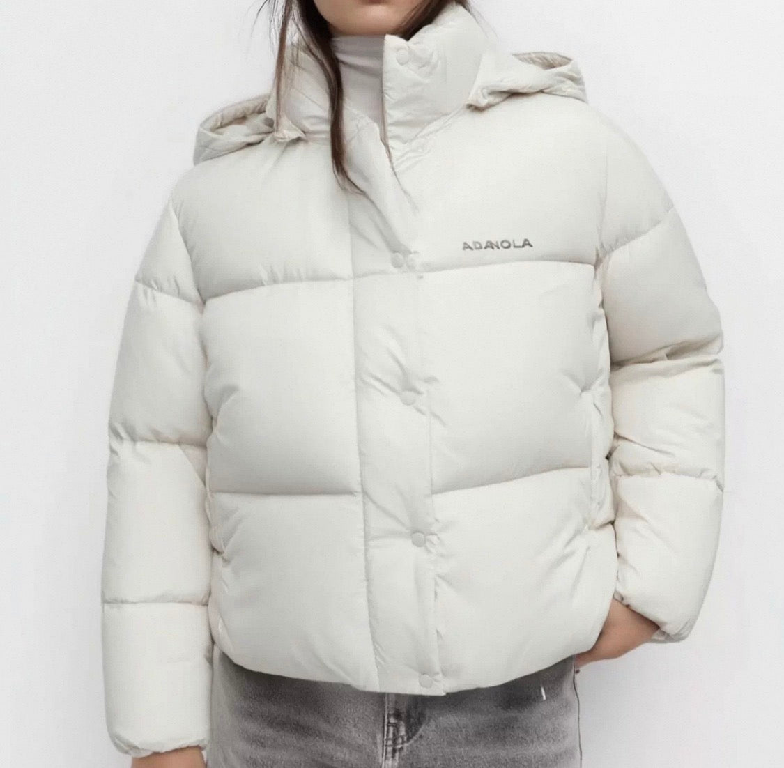 Adanola AD Puffa Jacket White