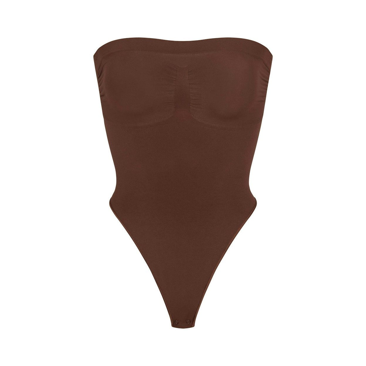 SEAMLESS SCULPT STRAPLESS THONG BODYSUIT