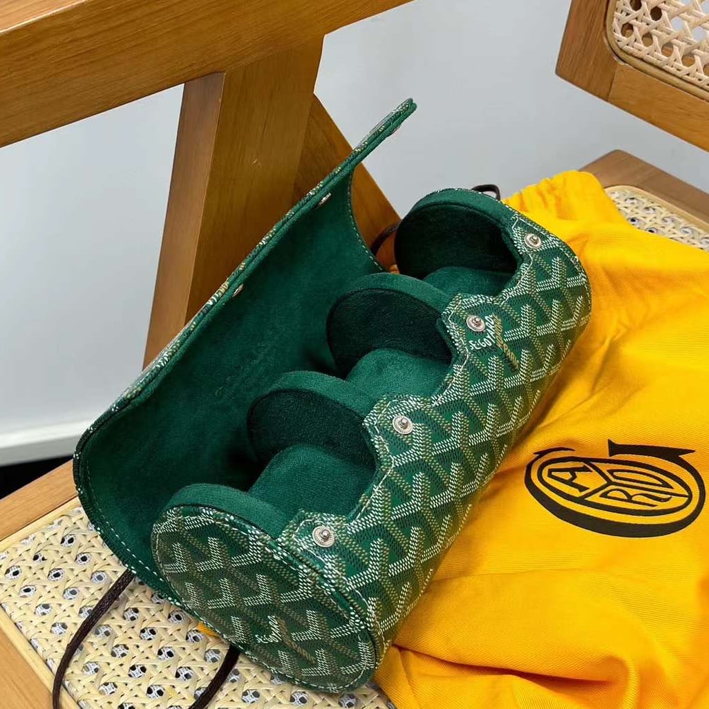 GOYARD 3 Watch Roll Case
