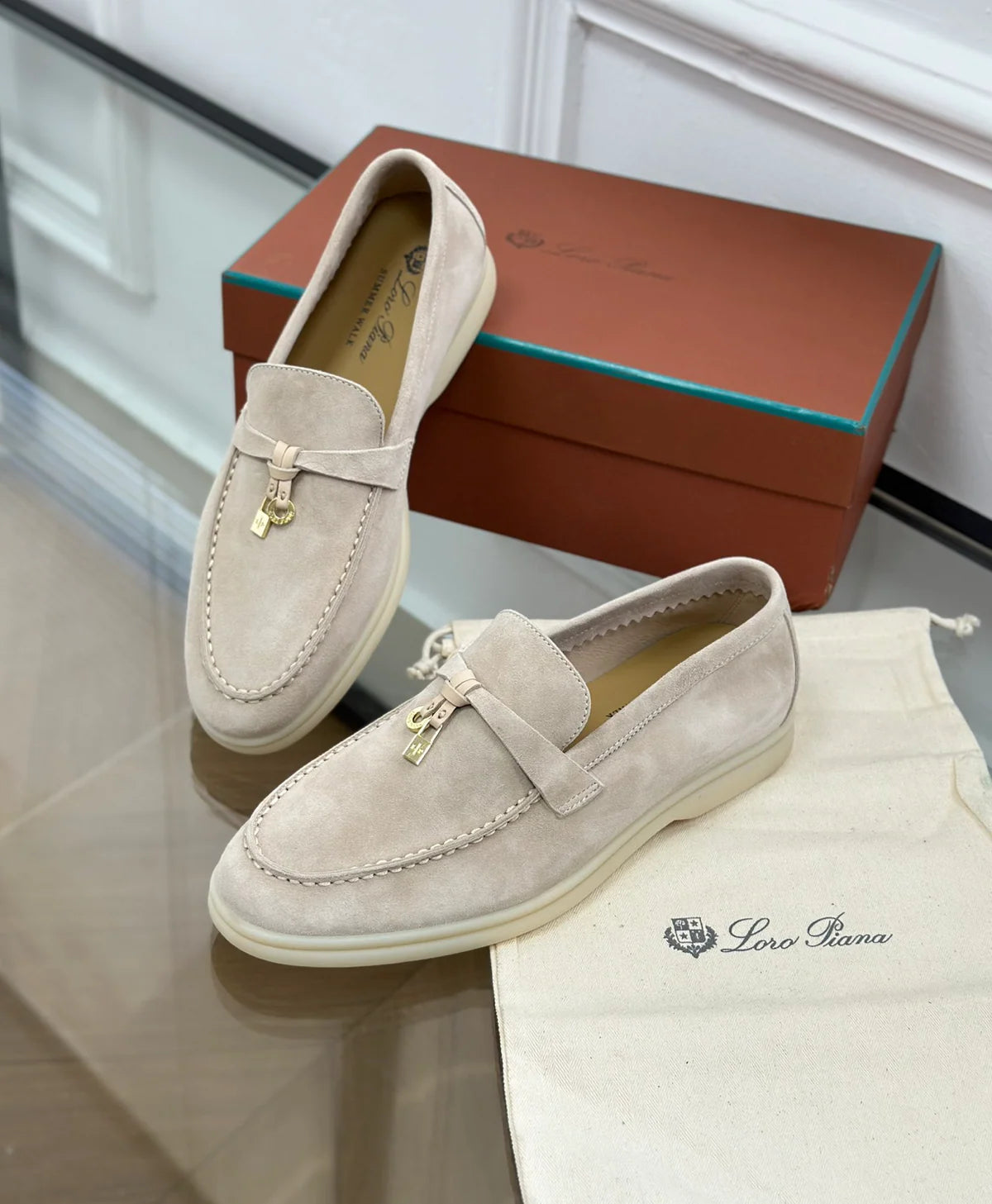 Mocassins Sandstone Suede Summer Charms Walk