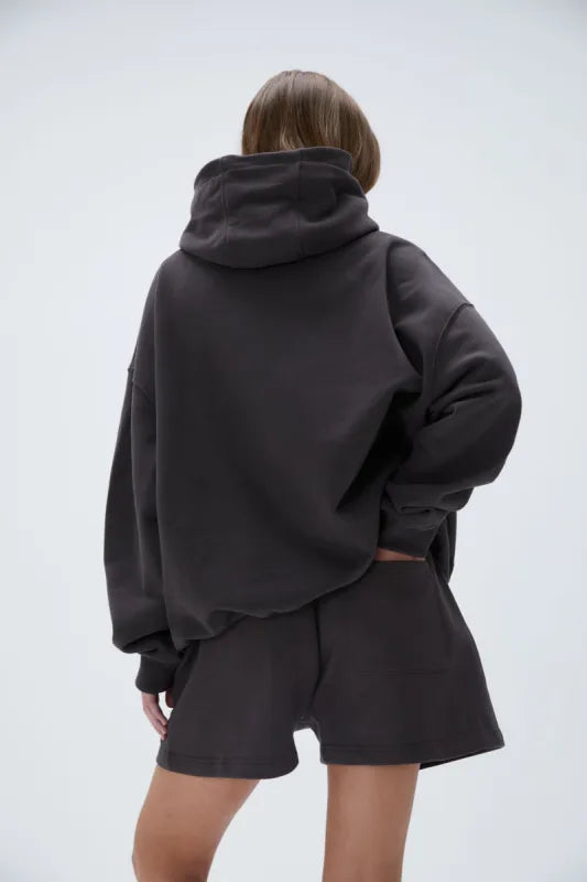 ADA Oversized Hoodie Coffee Bean