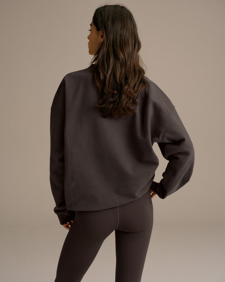AS Oversized Sweatshirt Coffee Bean