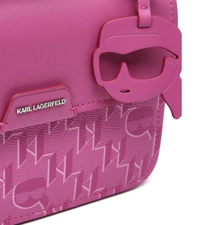 KARL LAGERFELD K/Ikonik 2.0 Mono CC Flap TH shoulder bag