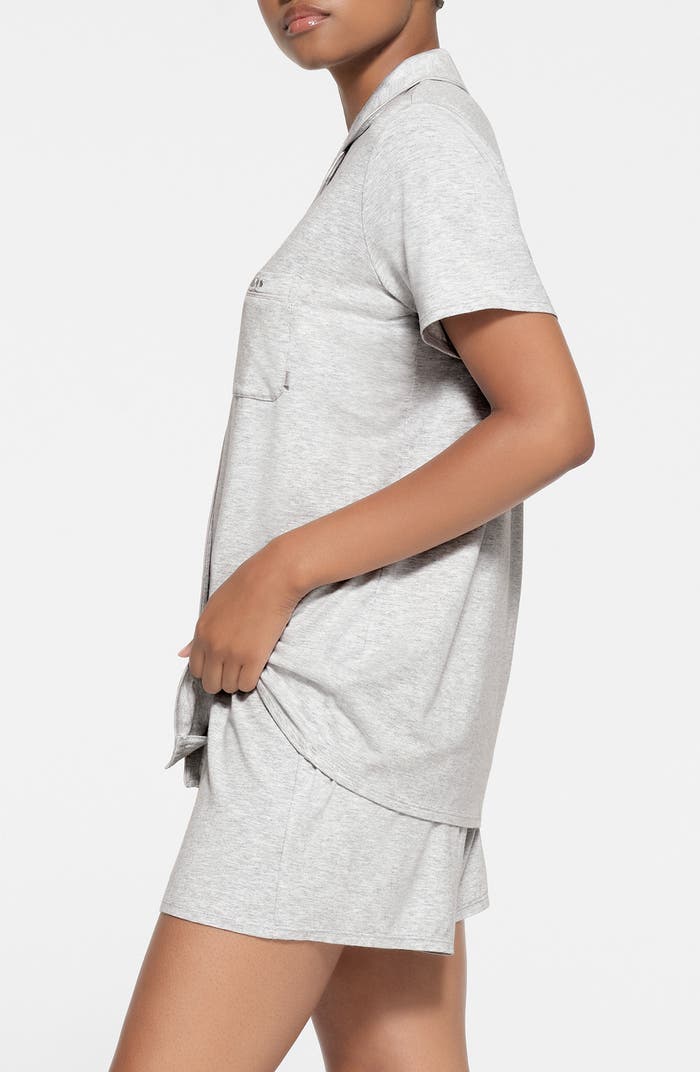 SLEEP SHORT SLEEVE BUTTON UP SET