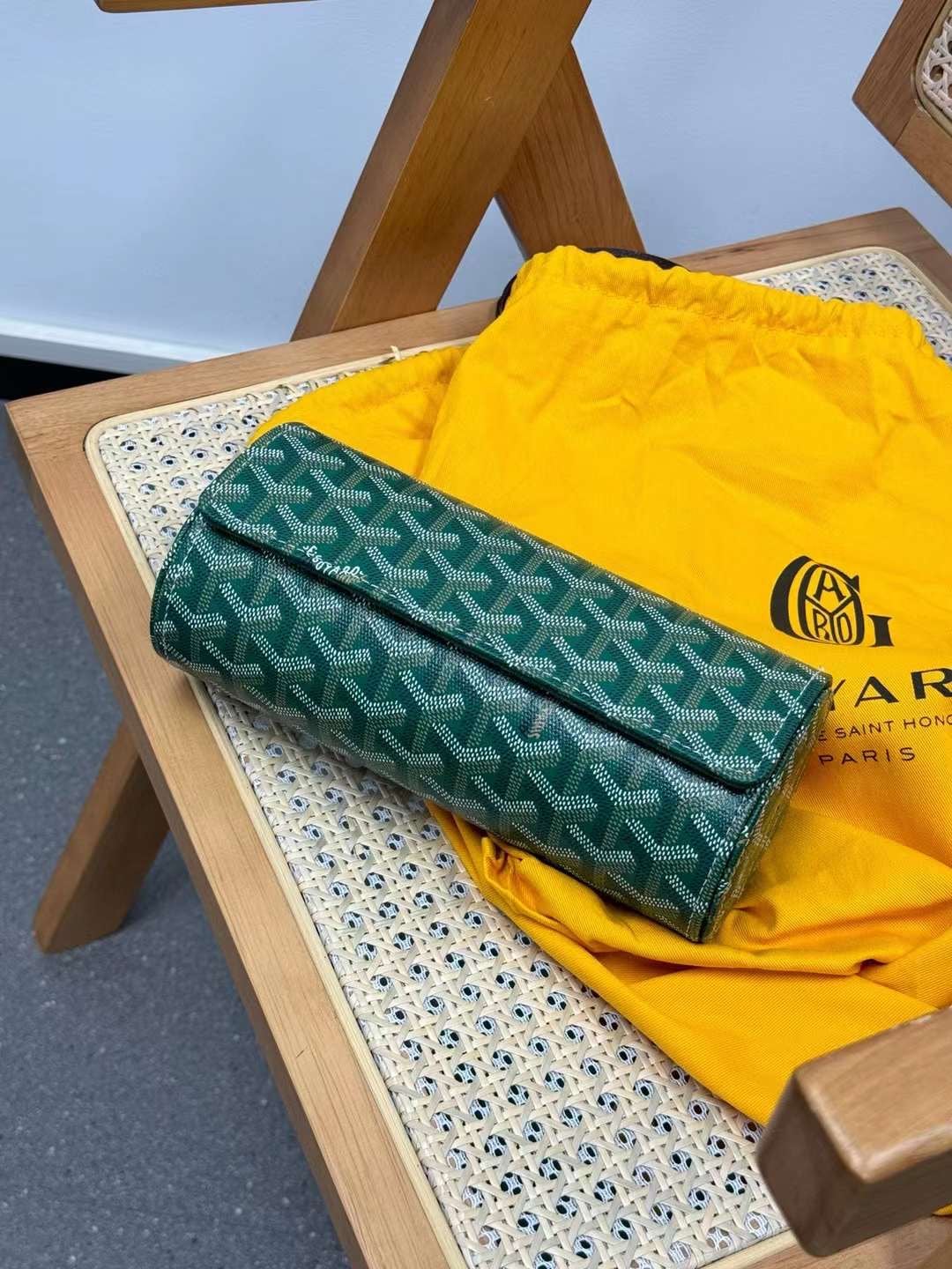 GOYARD 3 Watch Roll Case