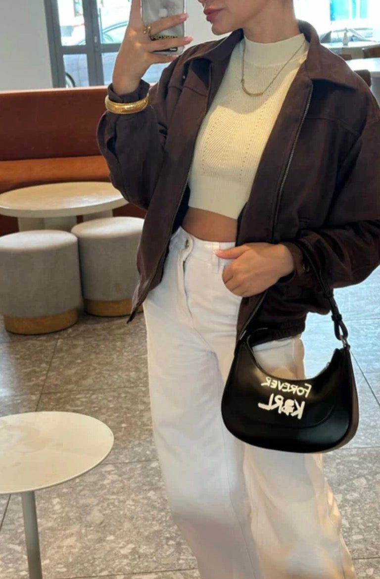 KARL LAGERFELD K/Ikonic 2.0 Mono Cc Black Camerabag