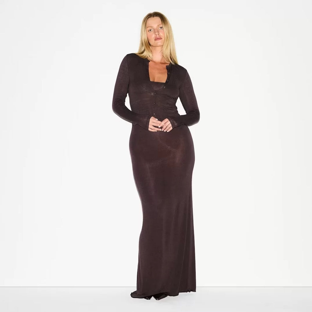 SHEER MODAL CARDIGAN SET