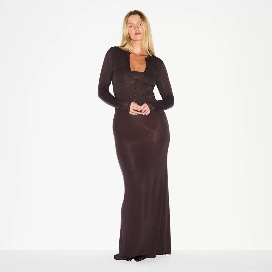 SHEER MODAL CARDIGAN SET