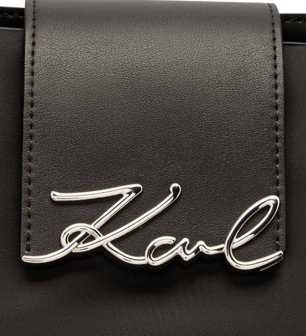 KARL LAGERFELD KSignature Black Tote Bag