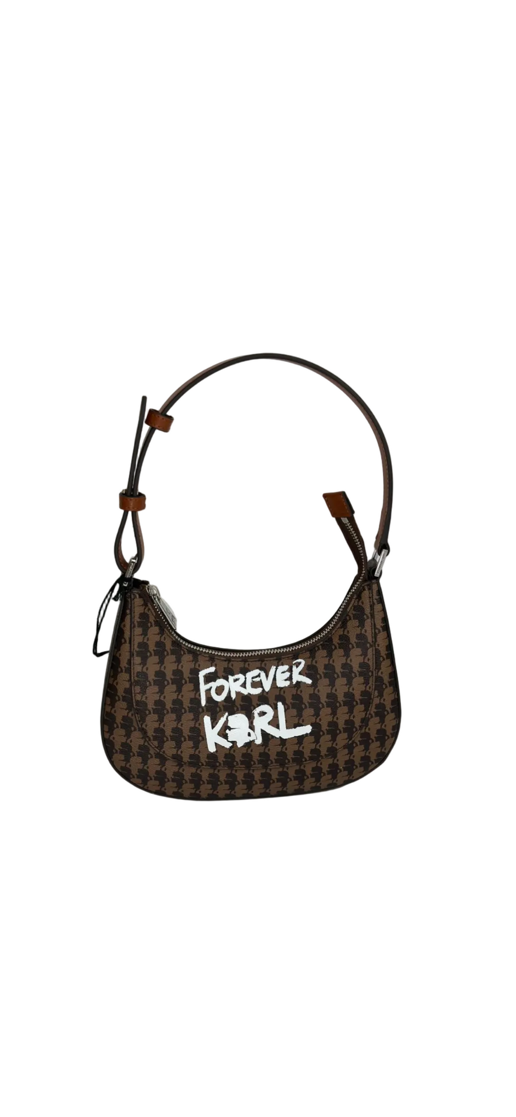 KARL LAGERFELD K/Ikonic 2.0 Mono Cc Black/Brown Camerabag