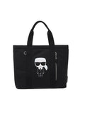 KARL LAGERFELD K/Ikonik Black Nylon Tote Bag