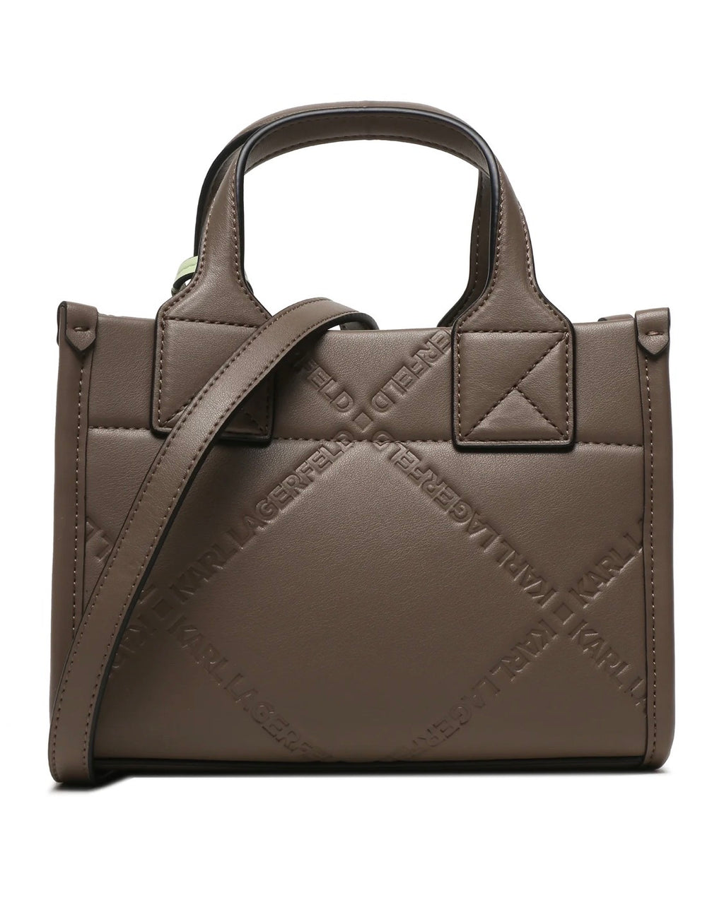 KARL LAGERFELD K/Skuare Small Mushroom Brown Tote Bag