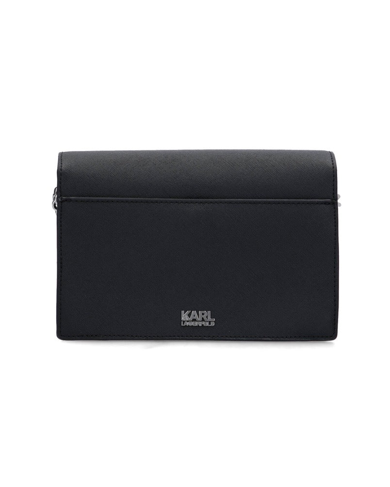KARL LAGERFELD K/Ikonik Black Shoulder bag
