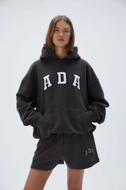 ADA Oversized Hoodie Coffee Bean