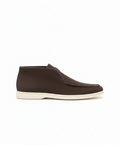 Open Walk Ankle Boot Brown Suede