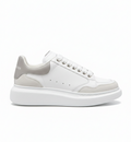 Oversized Larry Leather White/Beige Low-top sneaker