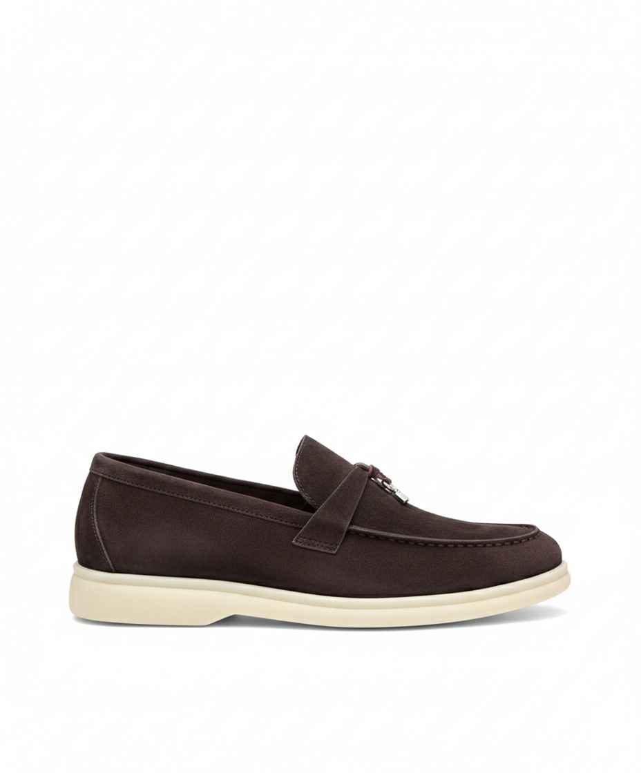 Mocassins Brown Suede Summer Charms Walk