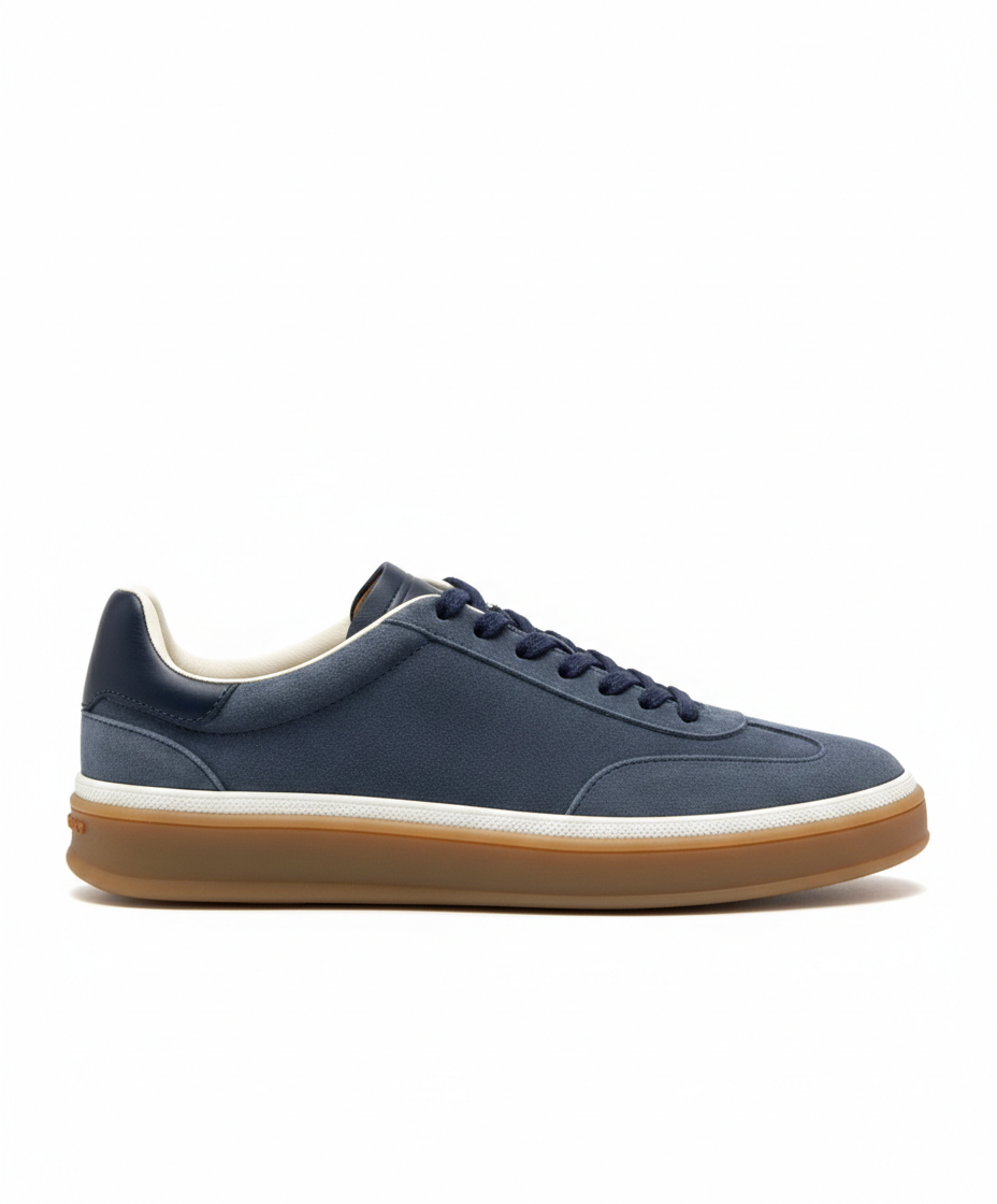 Tennis Walk Blue Sneaker Calfskin
