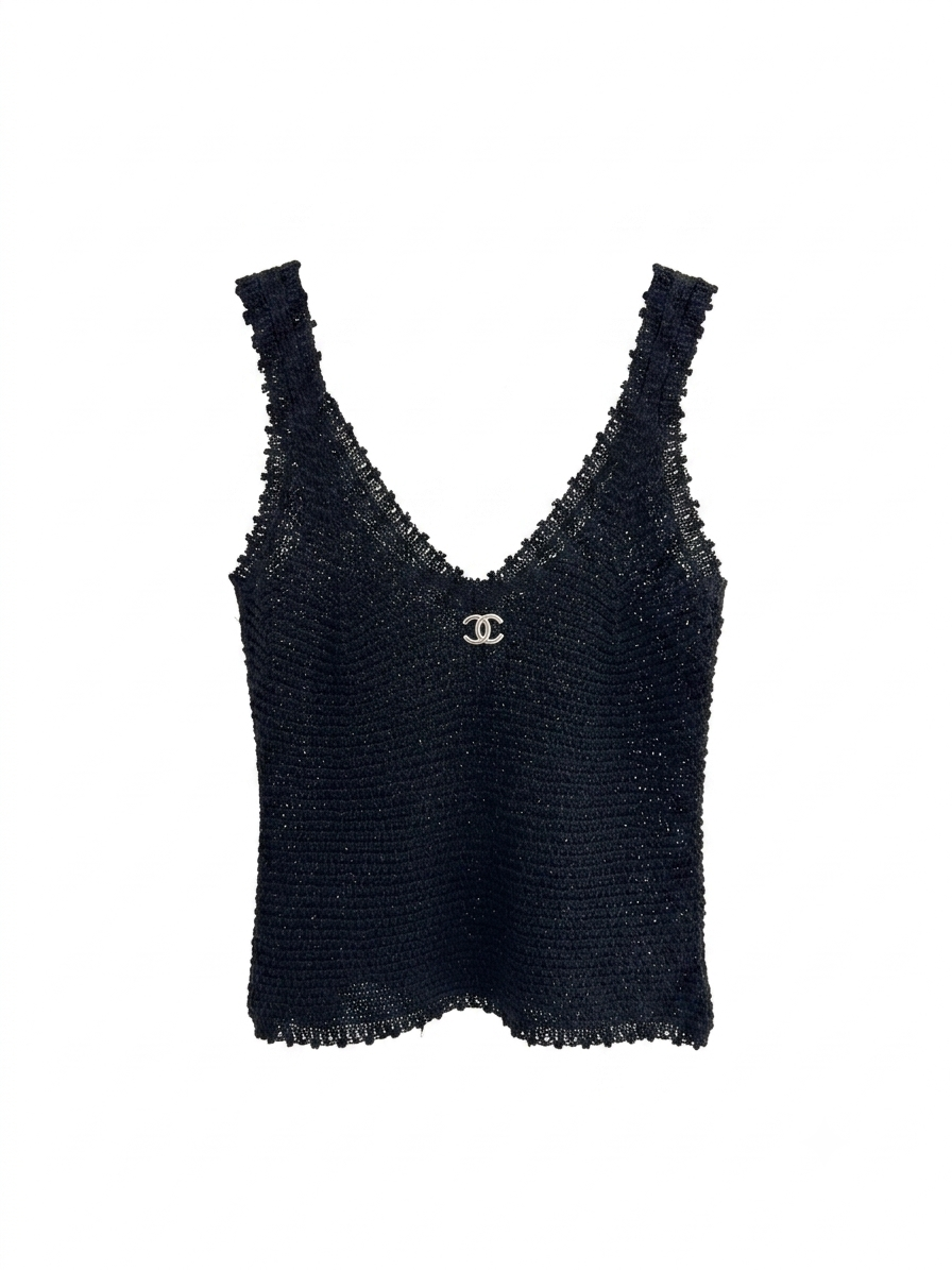 Chanel Ribbed Tank Top