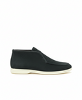 Open Walk Ankle Boot Black Suede