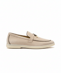 Moccassins Sandstone/Black Suede Summer Charms Walk