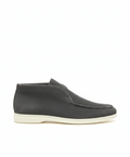 Open Walk Ankle Boot Grey Suede