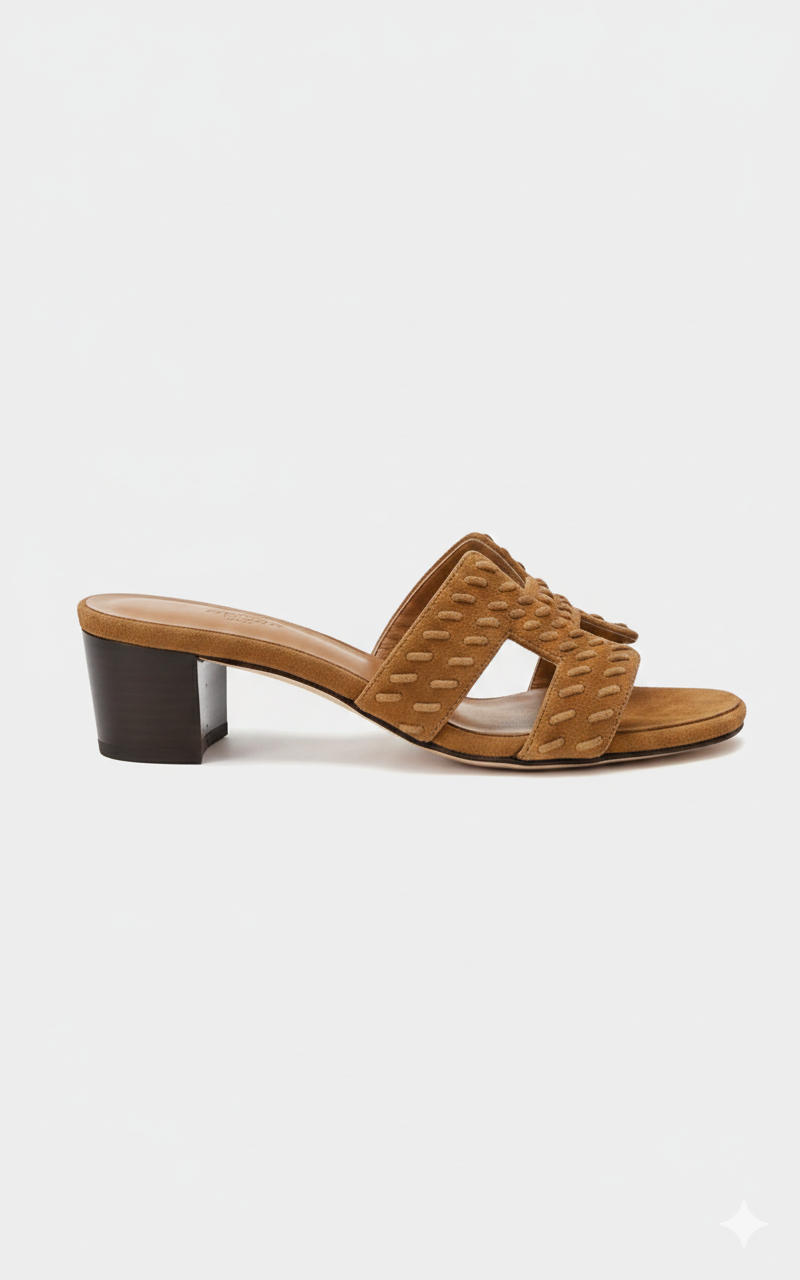 Hermès Oasis Braided Goat Sandals
