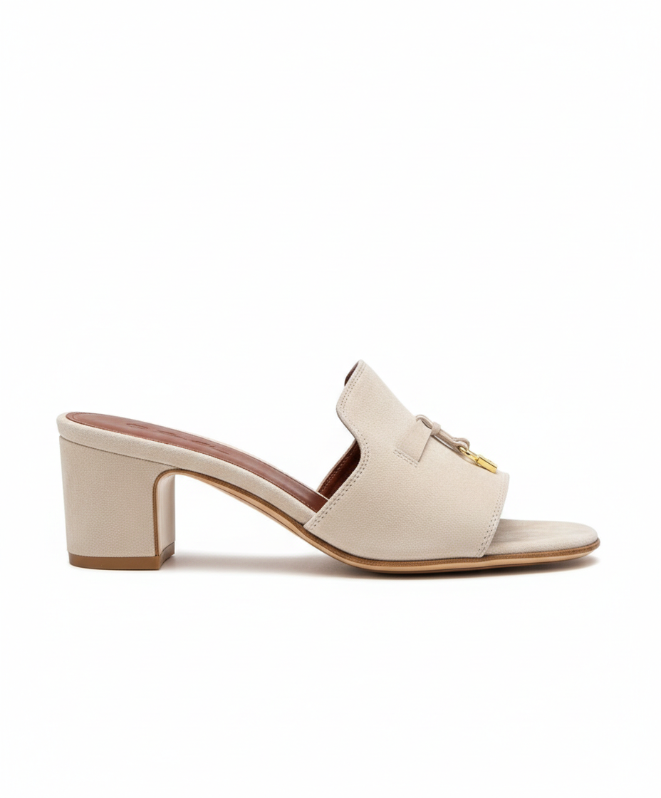 Summer Charms Sandal Sandstone Suede Goatskin