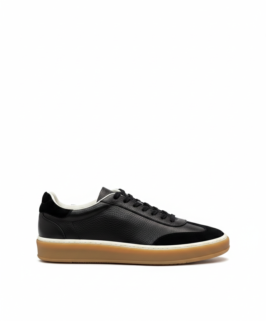Tennis Walk Black Sneaker Calfskin